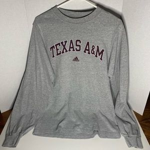 Texas A&M long sleeve adidas tee